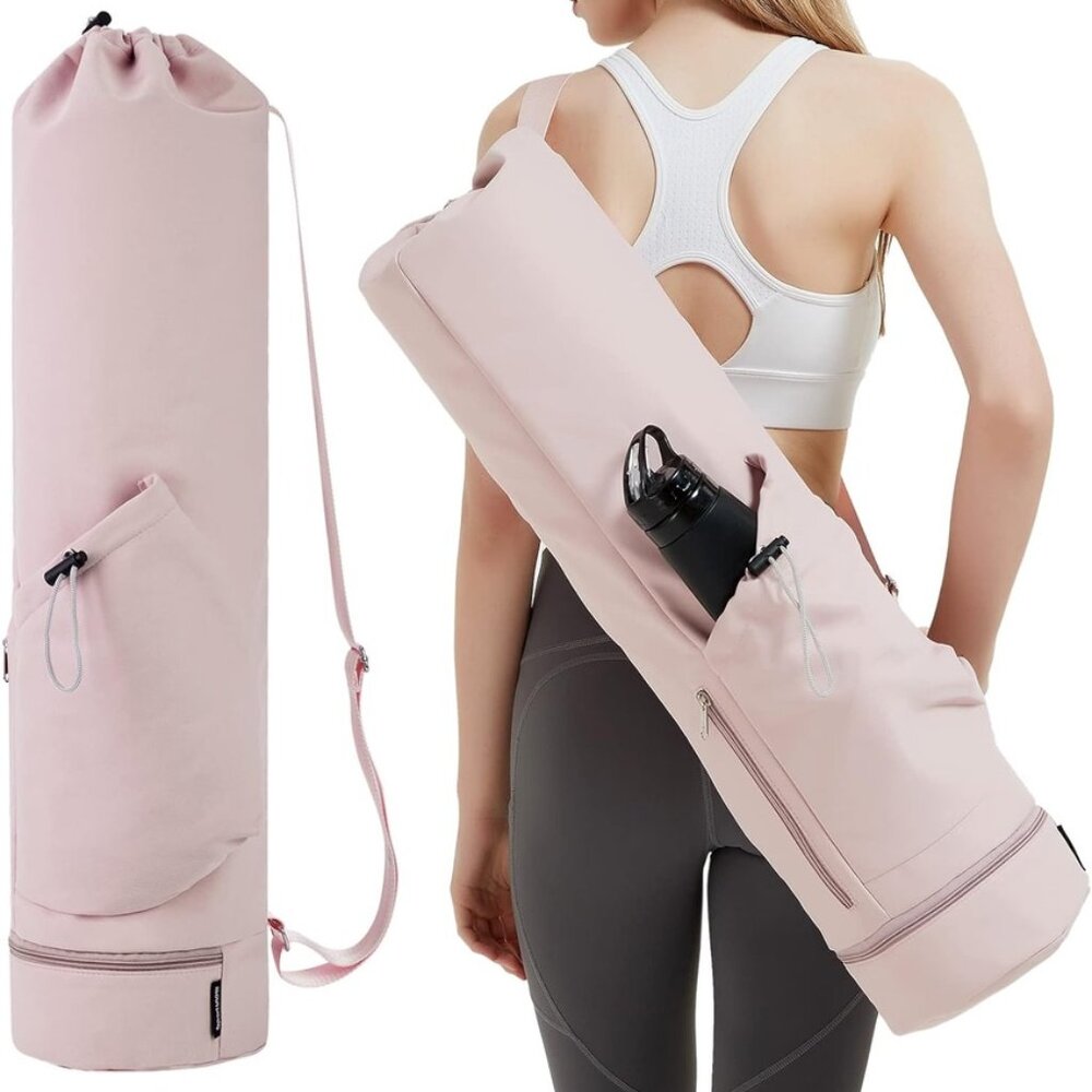 Pink Yoga Mat Gym Bag